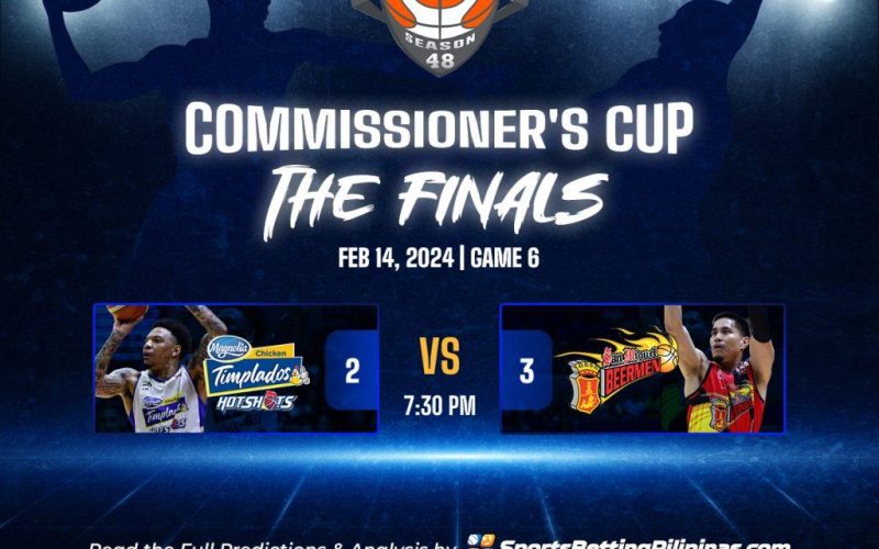 🏀The PBA Commissioner’s Cup Finals Game 6 Win or Go Home clash between the Magnolia Timplados Hotshots and the San Miguel Beermen (event finished)🏀